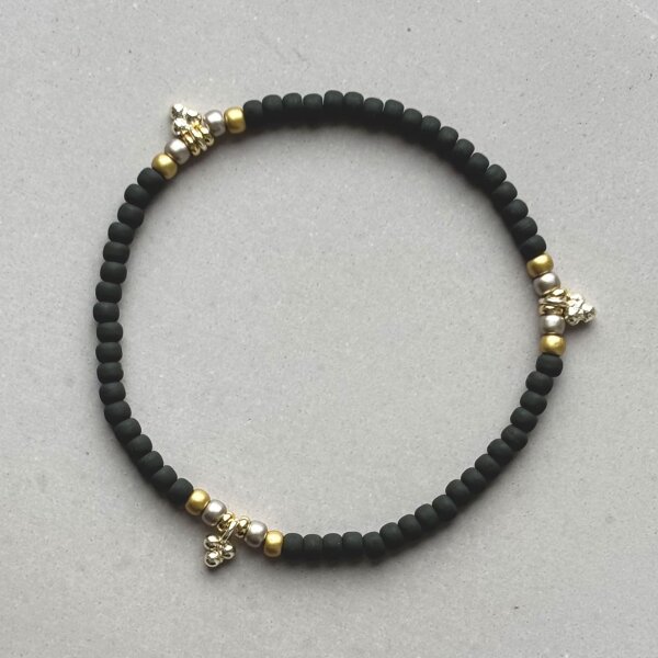 Armband Mini Roc "New Black" von Super Gem