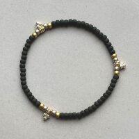 Armband Mini Roc "New Black" von Super Gem