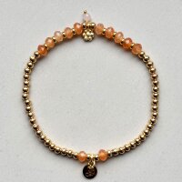 Armband Golden Achat "Orange" von Super Gem