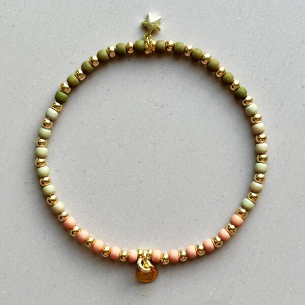 Armband Golden Stars "Olive" von Super Gem