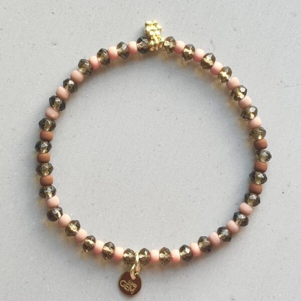 Armband Happy Gem "Cocoa" von Super Gem