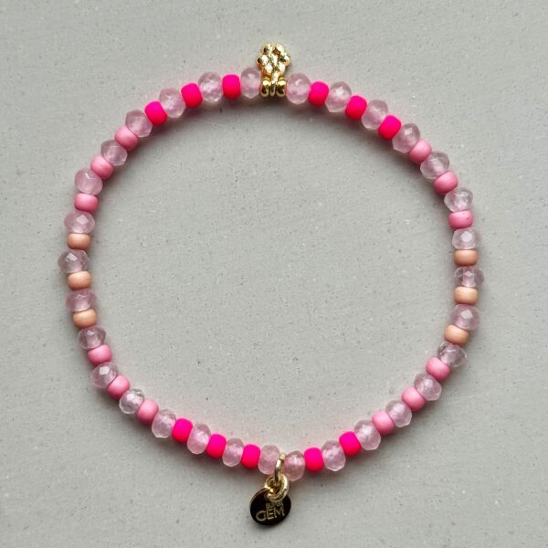 Armband Happy Gem "Pink" von Super Gem