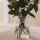 Vase aus Glas groß "Herzen schwarz" von Eulenschnitt