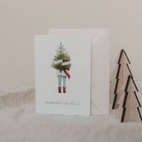 Klappkarte "Weihnachtsmädchen" von...