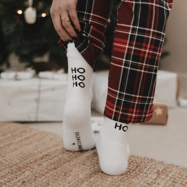 Socken "Ho Ho Ho" Größe 43-46 von Eulenschnitt