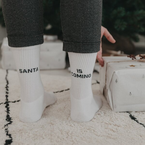 Socken "Santa" Größe 43-46 von Eulenschnitt
