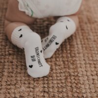 Babysocken "Allover Herzen schwarz" von...