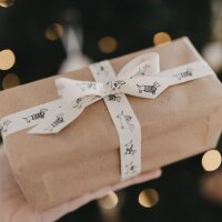 Geschenkband 5m "Weihnachtsdackel