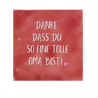 Bunte Fliese "Danke, dass du so eine tolle Oma...