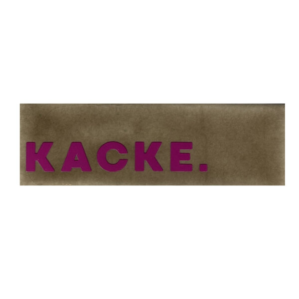 Bunte Fliese "Kacke" von Yett