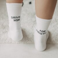 Socken "Driving home for christmas" von...