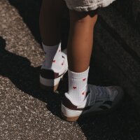 Socken Kids "Allover Herzen rot" von Eulenschnitt 23-26