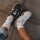 Socken Kids "Allover Herzen rot" von Eulenschnitt 23-26