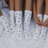 Socken Kids "Allover Herzen schwarz" von...