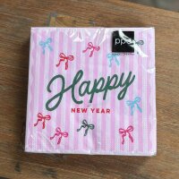 Serviette 25x25 "Happy New Year"