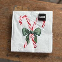 Serviette 25x25 "Zuckerstangen"