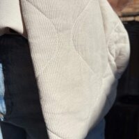 Cordweste beige