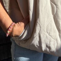 Cordweste beige
