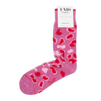 Socke Leo Cashmere "barbie multi" von Unio Hamburg