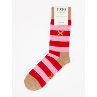 Socke Cosy Glitzi "toast-red-rose" von Unio...