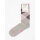 Socke Argy "grey melange-grey-neonpink" von Unio Hamburg