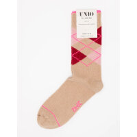 Socke Argy "toast-rose-neonpink" von Unio Hamburg