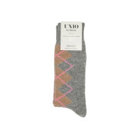 Socke Venezia "anthra-multi" von Unio Hamburg