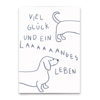 Postkarte "Langes Leben" von Deli Cards