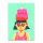 Postkarte "Birthday cake hat" von Deli Cards