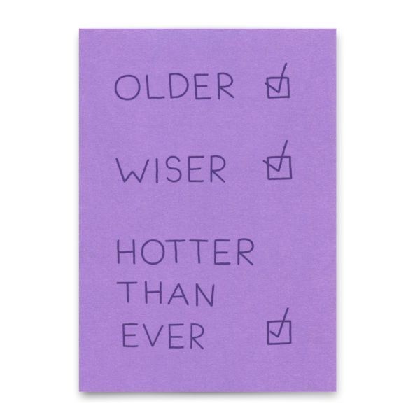 Postkarte "Hotter than ever" von Deli Cards