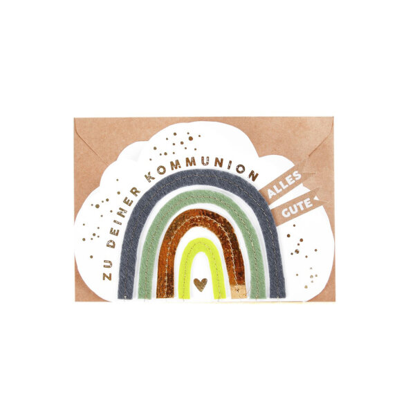 Regenbogenkarte "Zur Taufe" von Good old friends