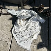 Cashmere-Scarf "Kiara" off white