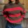 Strickpullover "Neonstreifen" One Size