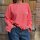 Langarm Shirt "Streifen" neoncoral-rosa One Size