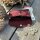 Leder-Portemonnaie L Velours bordeaux