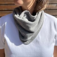 Dreieckstuch 100% Wolle "grau"