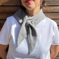 Dreieckstuch 100% Wolle "grau"