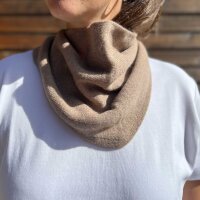 Dreieckstuch 100% Wolle "taupe"