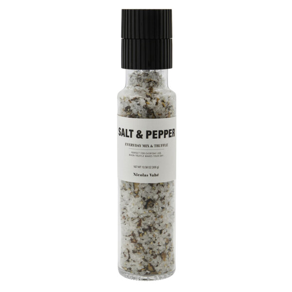 Salt and Pepper Everyday Mix & Truffle in der Glasmühle von Nicolas Vahé 300g