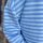 Langarm Shirt "Streifen"blau-hellblau" One Size