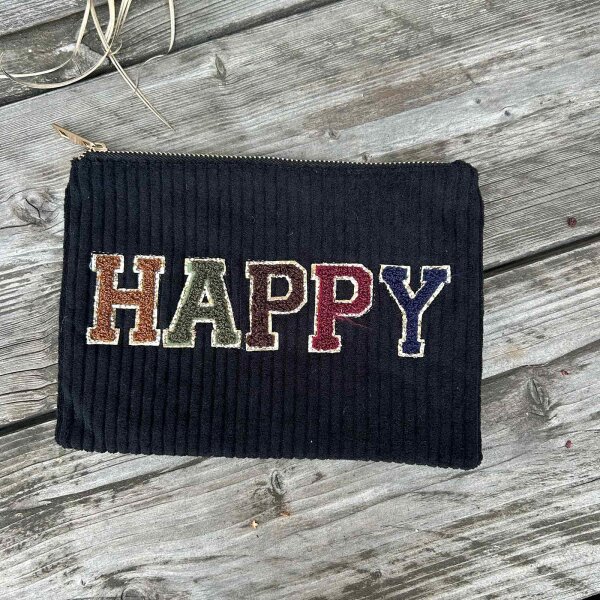 Kosmetiktasche Happy dunkelblau