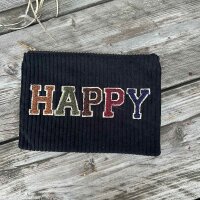 Kosmetiktasche Happy dunkelblau