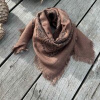 Viskosetuch "Paisley" 60x60 mit Fransen...