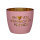 Windlicht Madras "Ein Herz voll Weihnachten für dich" rosa/gold von Giftcompany