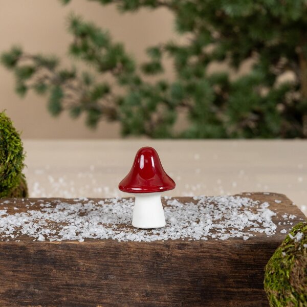 Porzellanpilz "Bosten red" von Storefactory