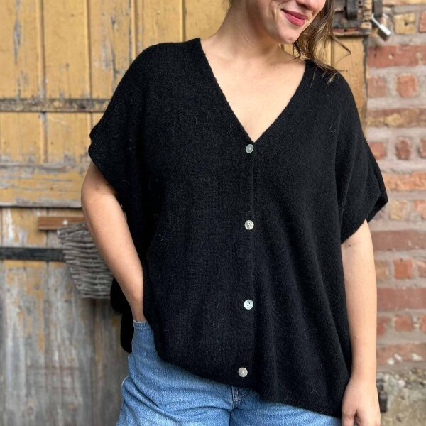 Oversize-Weste Sina "schwarz" One Size