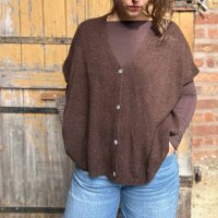 Oversize-Weste Sina "braun" One Size