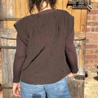 Cordweste braun One Size