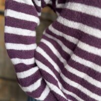 Strickjacke Elia Streifen "flieder-lila" One Size