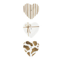 Herzteller "white brown" von Bastion Collections